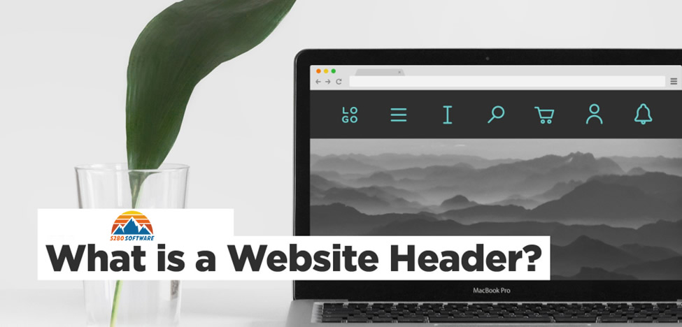 what is a website header